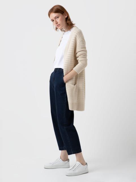 Sunspel Textured Cardigan