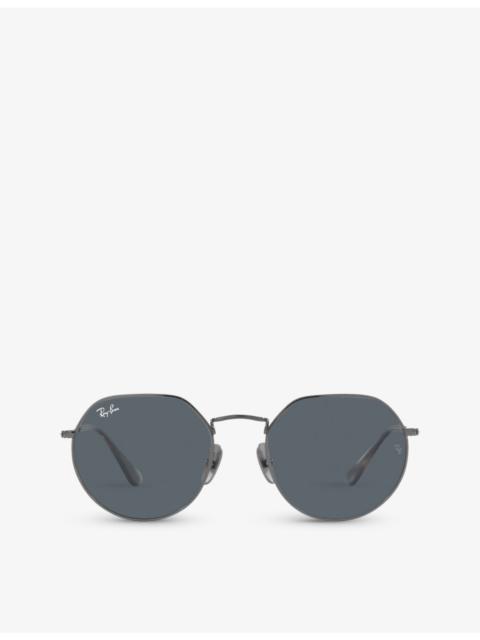 Ray-Ban RB8165 Jack titanium sunglasses