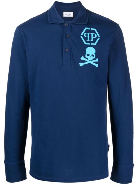 PHILIPP PLEIN logo-print polo shirt