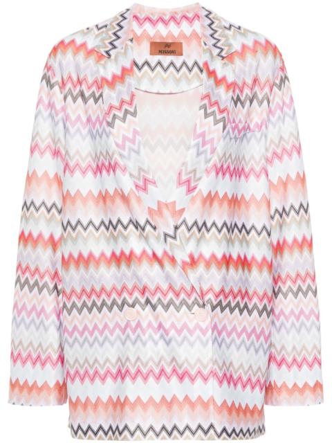 Missoni zigzag-woven blazer