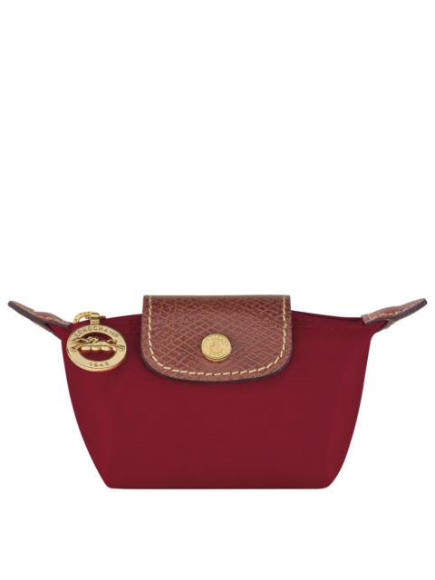 Le Pliage Original Coin purse Red - Recycled canvas