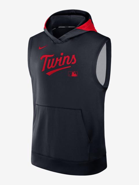 Nike Minnesota Twins Authentic Collection Men’s Nike Dri-FIT MLB Sleeveless Pullover Hoodie