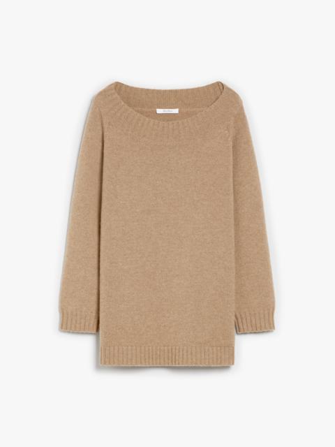 Max Mara RADAMES Off-the-shoulder wool and cashmere jumper