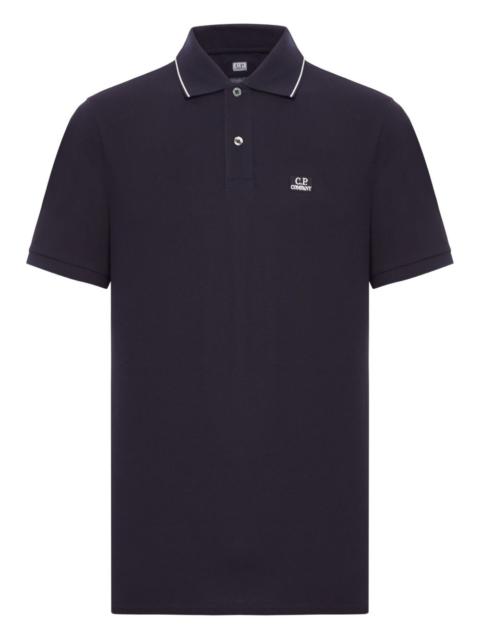 C.P. Company logo-detailed polo shirt