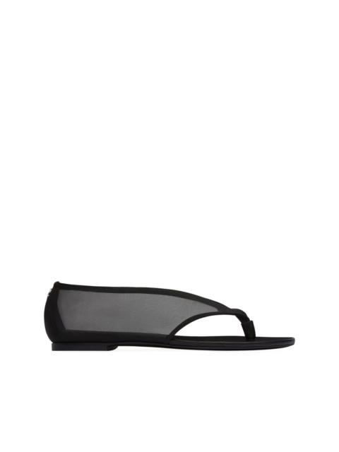 courrèges mesh sandals