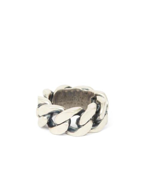 MM6 Maison Margiela curb-chain ring