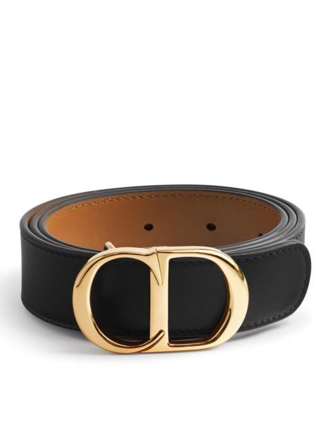 Dior CD ICON REVERSIBLE CALFSKIN BELT