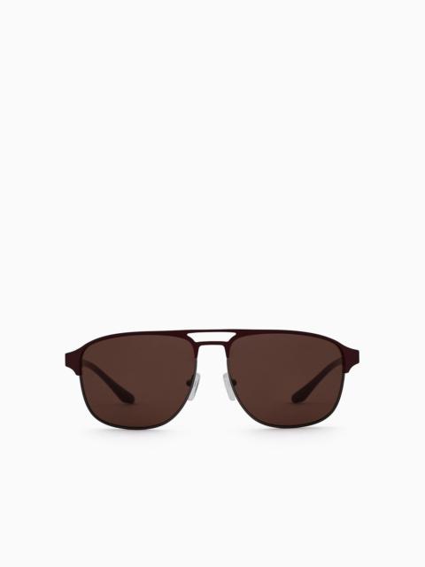 EMPORIO ARMANI Men’s aviator sunglasses