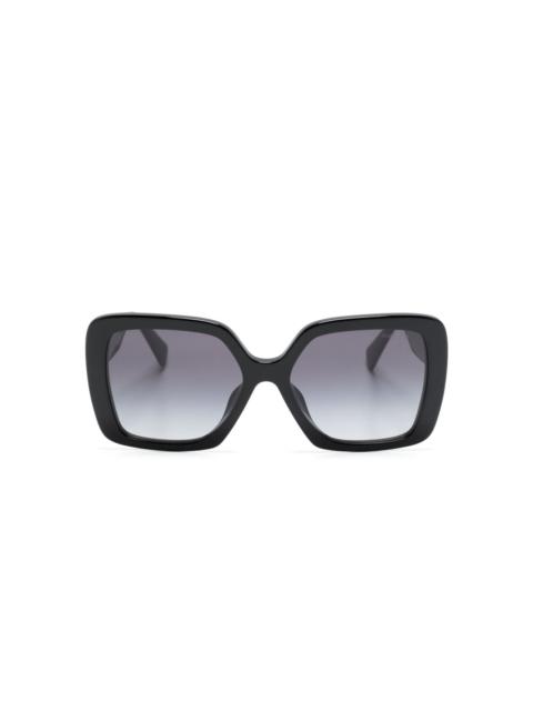 Miu Miu logo-plaque oversized-frame sunglasses