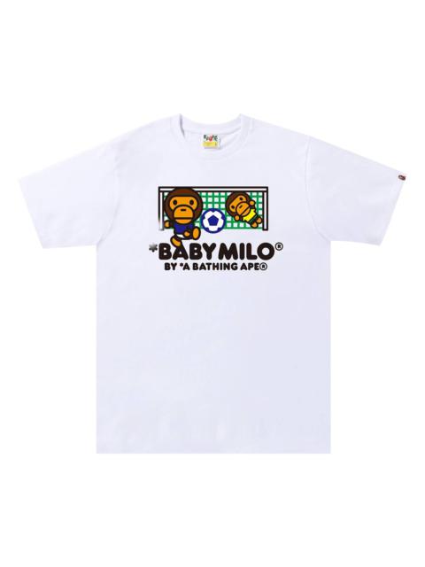 BAPE Baby Milo Soccer Tee 'White'