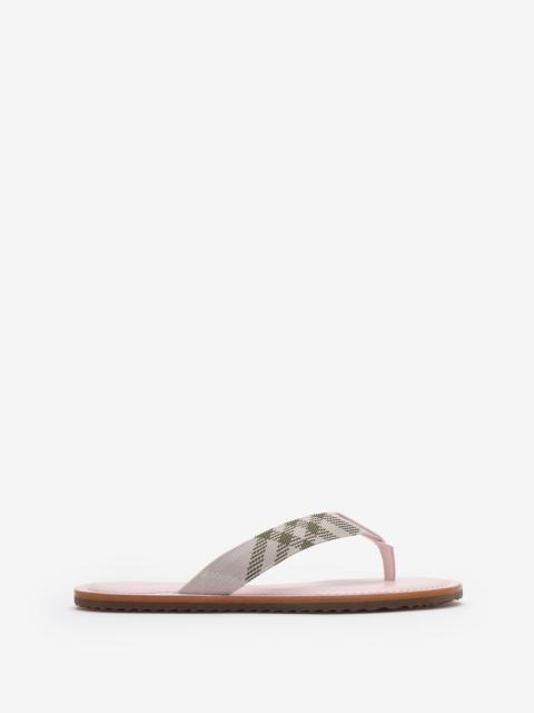 Burberry Check Pavilion Sandals
