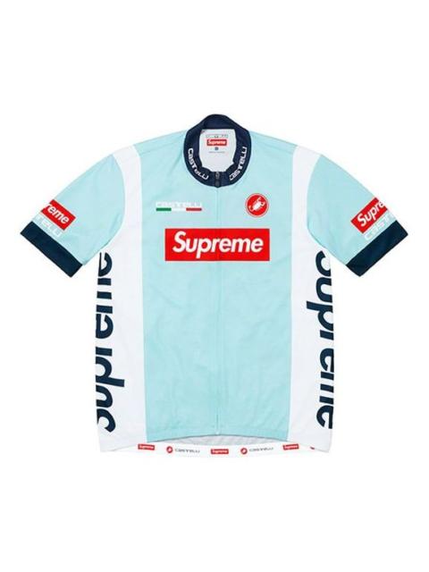 Supreme Supreme SS19 x Castelli Cycling Jersey Crossover Bike Short Sleeve Unisex Blue SUP-SS19-10394