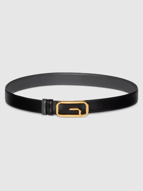 GUCCI Reversible belt with square G buckle