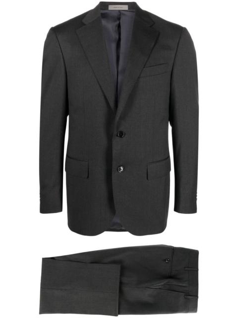 CORNELIANI single-breasted virgin-wool suit