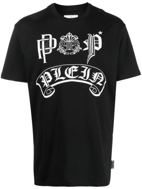 PHILIPP PLEIN SS Gothic Plein graphic-print T-Shirt