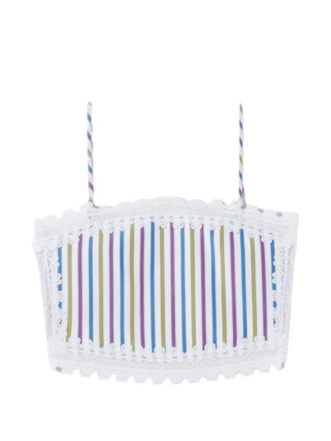 Claudie Pierlot striped lace top