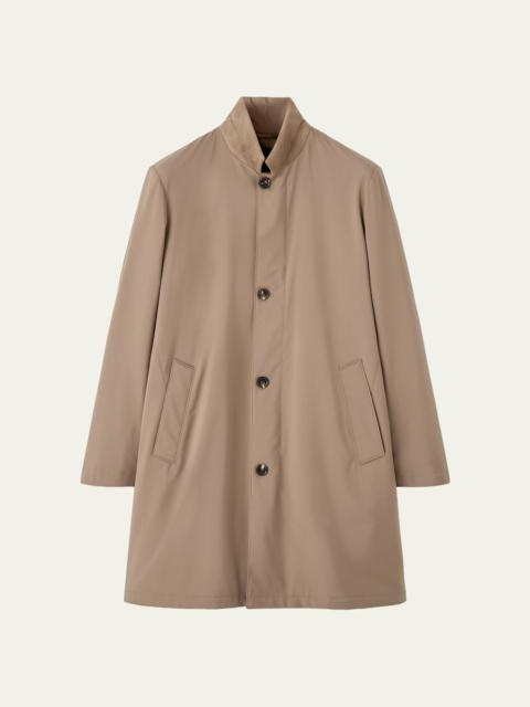 Loro Piana Men's Sebring Single-Breasted Overcoat