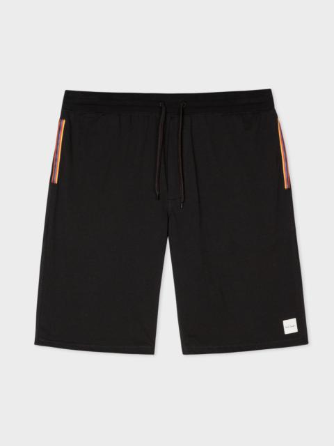 Paul Smith Black Jersey Cotton Lounge Shorts