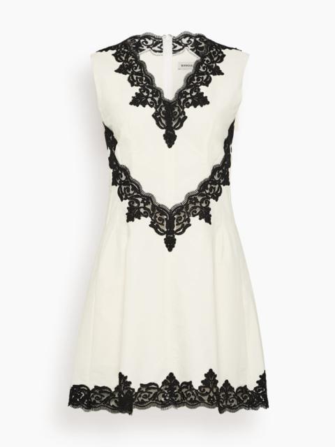 SIMKHAI Minna Mini Dress in Ivory/Multi