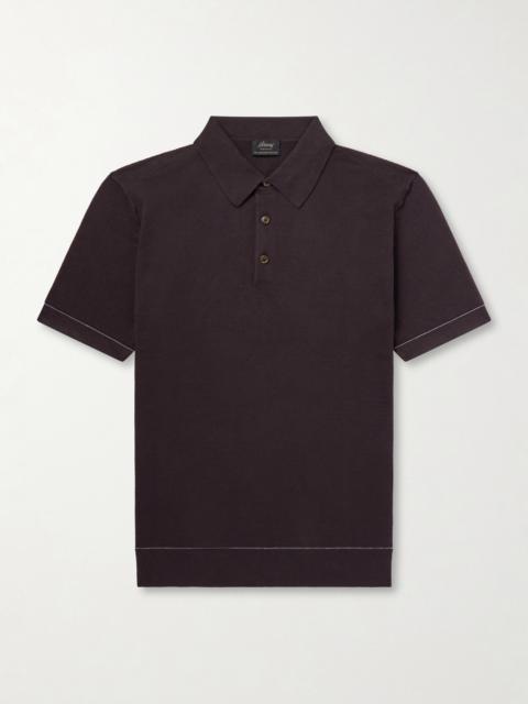 Brioni Cotton-Piqué Polo Shirt