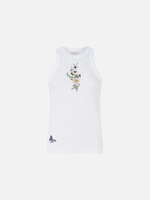 CAMILLA JERSEY TANK TOP DANDELION SKIES