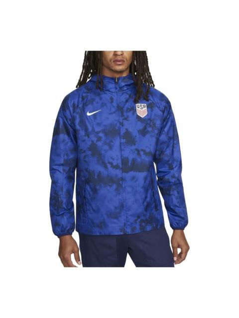 Nike Nike USA Team Soccer Windbreaker Jacket 'Blue' DN1084-452