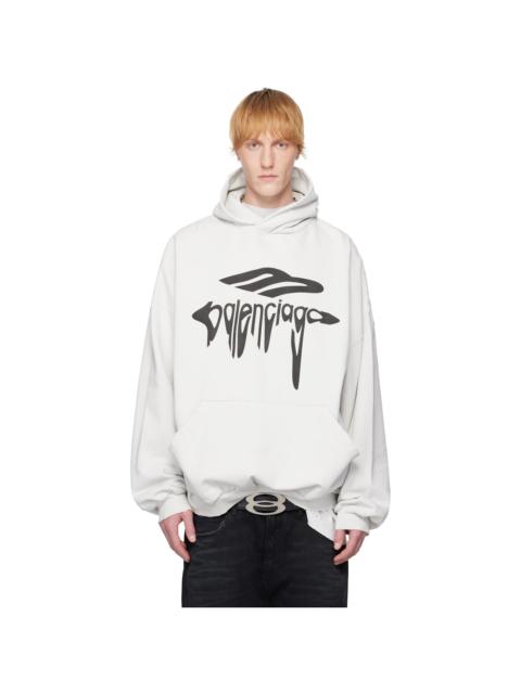 BALENCIAGA Off-White 3B Liquified Hoodie
