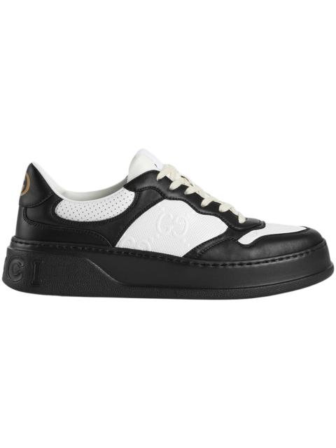 GUCCI Gucci GG Embossed White Black Leather