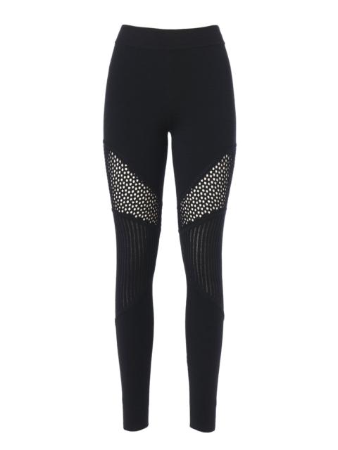 Chloé MESH-DETAIL LEGGINGS
