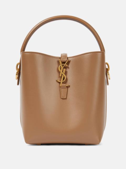 SAINT LAURENT Le 37 Small leather bucket bag