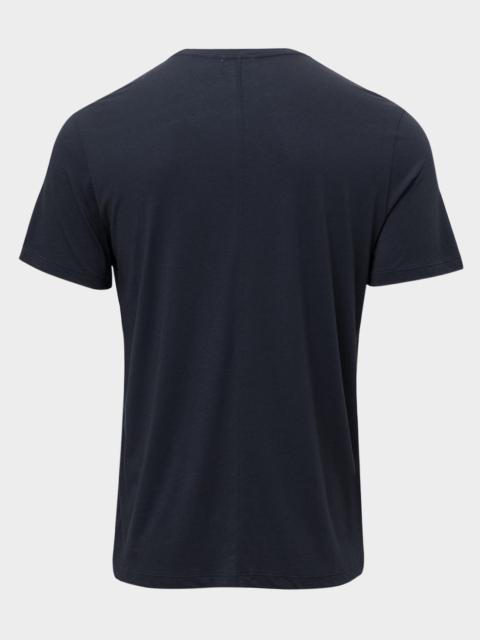 Barefoot Dreams Men's Malibu Collection Cotton Modal V-Neck T-Shirt