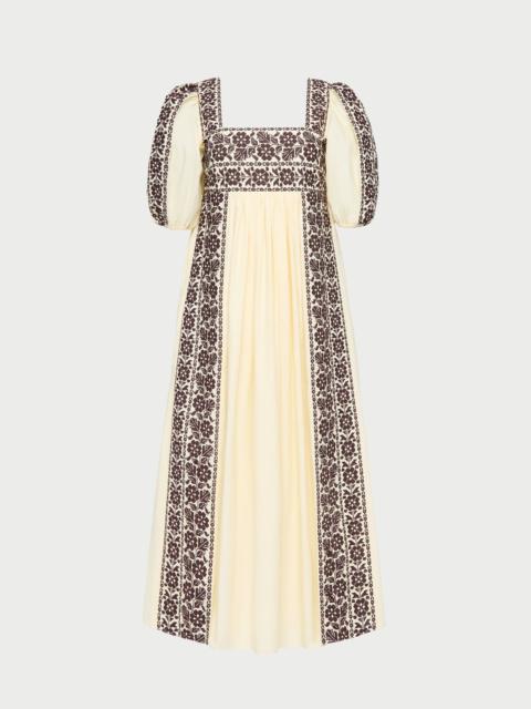 LOEFFLER RANDALL Lotus Embroidered Dress