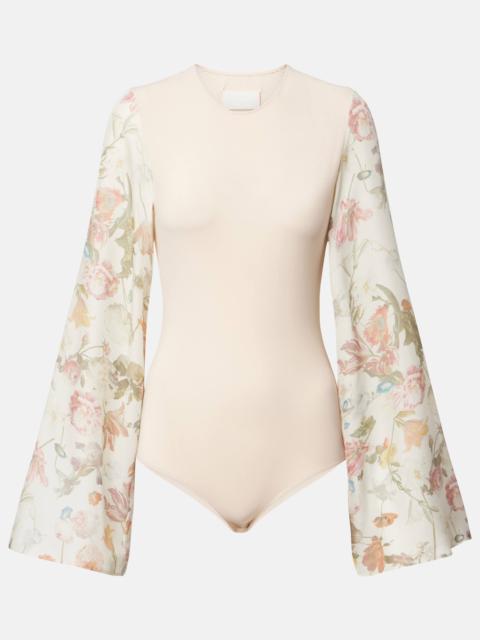 Maison Margiela Floral bodysuit