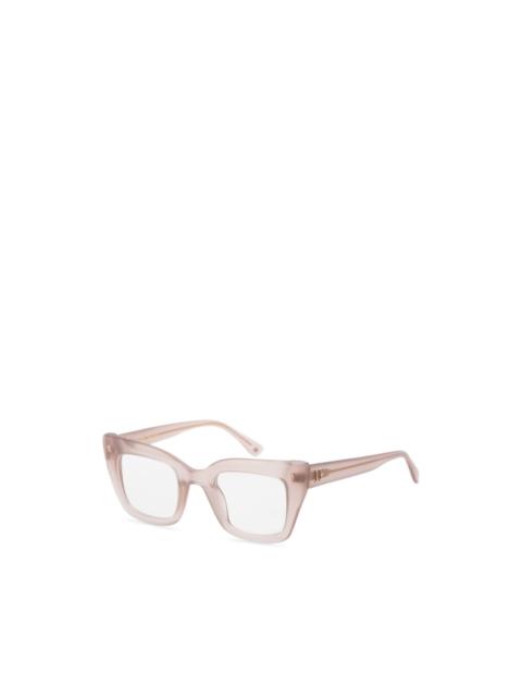 DSQUARED2 logo-plaque cat-eye glasses