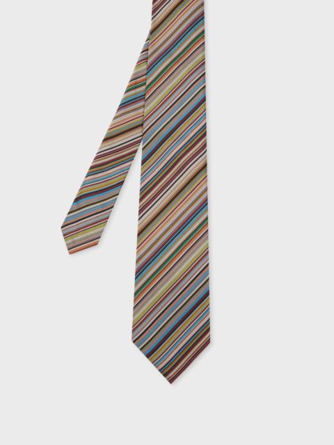 Paul Smith 'Signature Stripe' Silk Tie