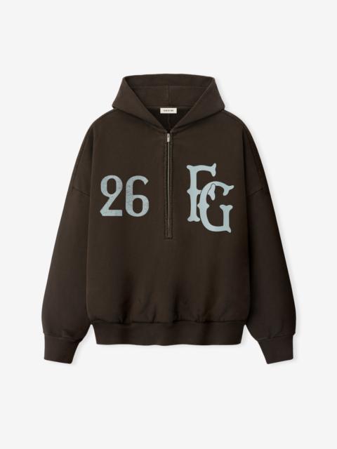 Fear of God Baseball Club Half Zip Hoodie