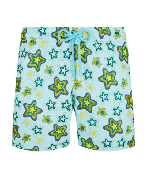 Vilebrequin Men Embroidered Swim Trunks Stars Gift - Limited Edition