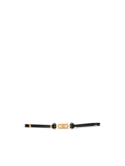 ELISABETTA FRANCHI logo-plaque knotted belt