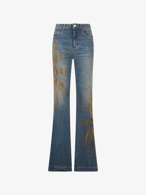 Roberto Cavalli Jeans With Rhinestones