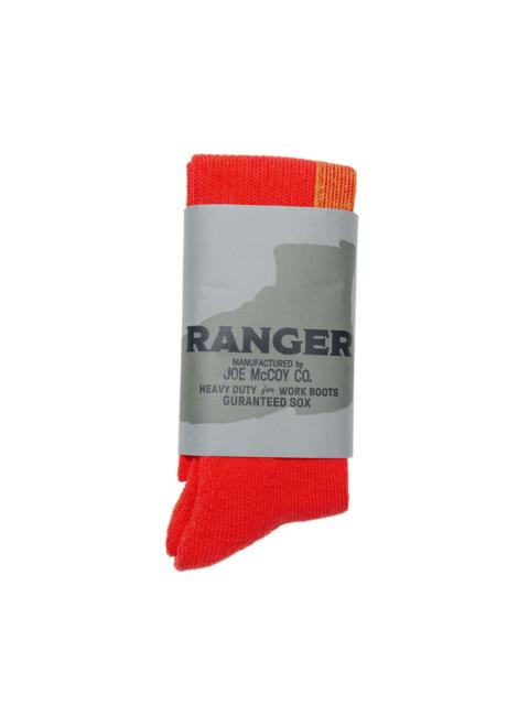 The Real McCoys The Real McCoy’s MA22106 Buco Socks 'Ranger' Red