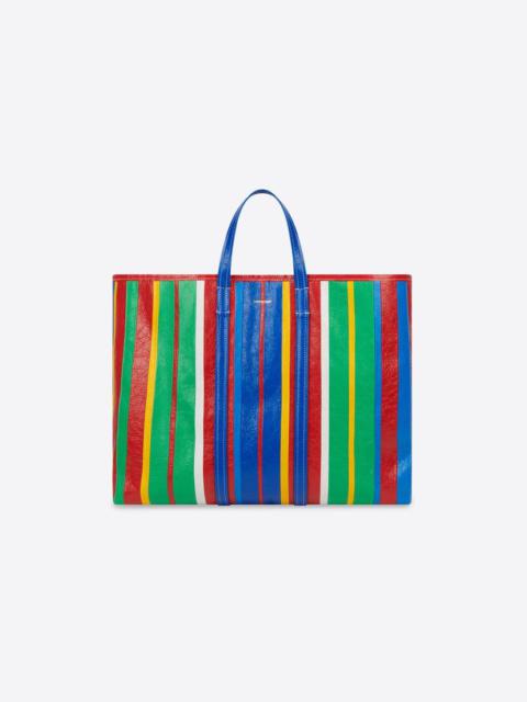 BALENCIAGA Barbes Large East-west Shopper Bag in Blue