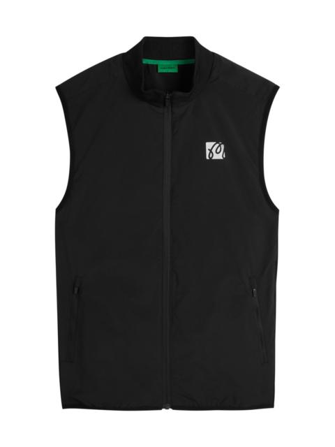 malbon Malbon Performance Logo-print Shell Gilet