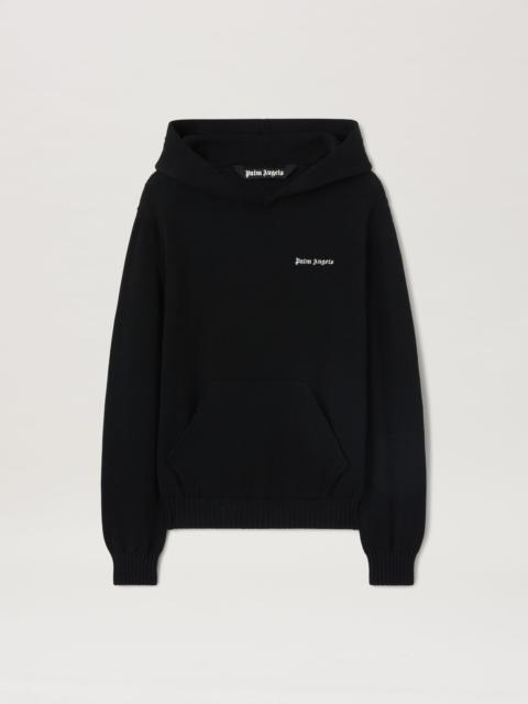 Logo Knit Hoodie