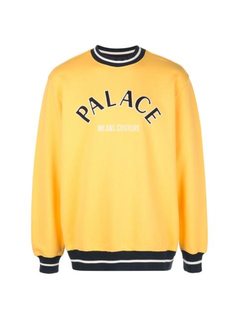 PALACE logo embroidered sweatshirt
