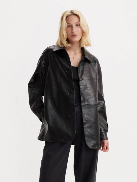 Levi's FAUX LEATHER VINTAGE BLAZER JACKET