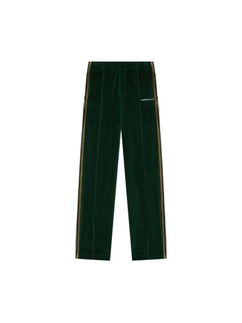 CASABLANCA LOGO-EMBROIDERED SIDE-STRIPE TRACK PANTS