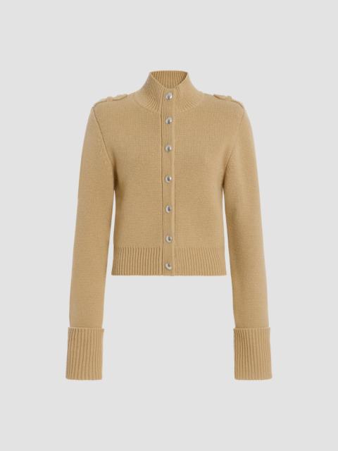 DEREK LAM 10 CROSBY Women's Adam Wool Cardigan - Canteen