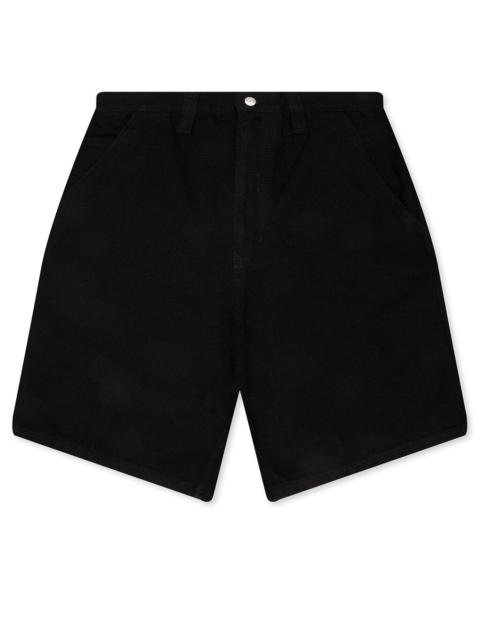 Stüssy WORK SHORT CANVAS - BLACK