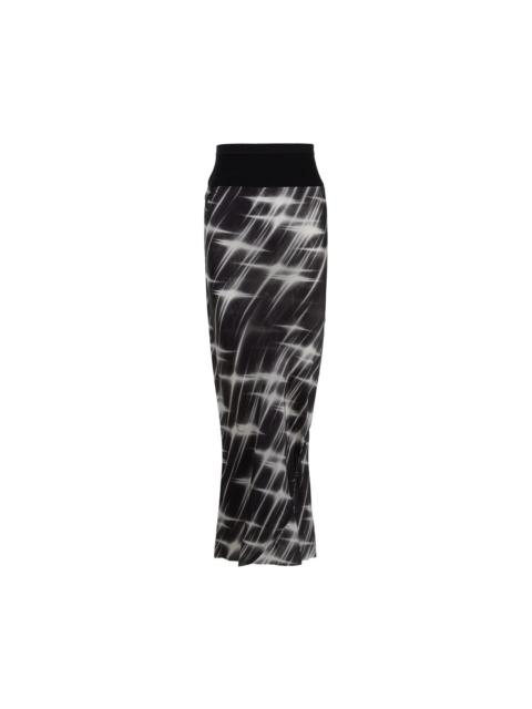 Rick Owens Printed Calf-Length Bias Skirt
