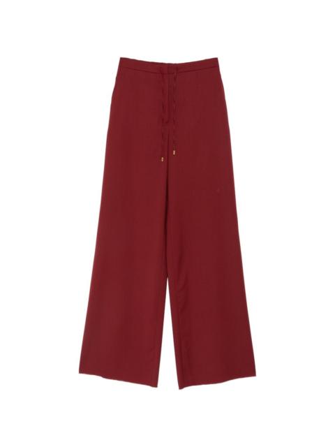 Max Mara drawstring-waist wide-leg palazzo pants